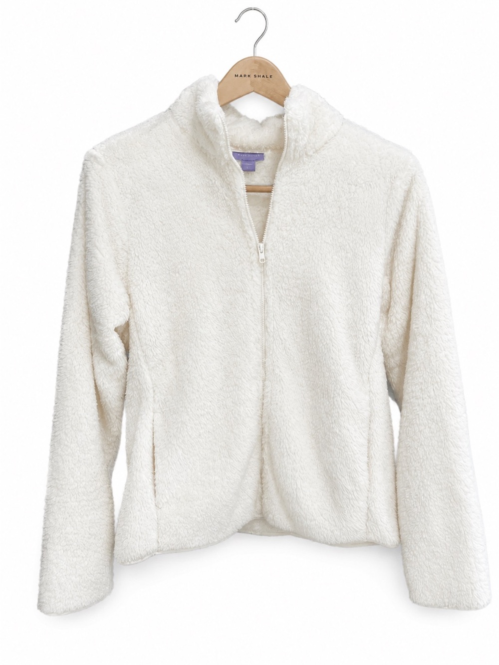 Laura Scott Cozy Women’s Teddy Bear Jacket size M
